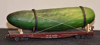 CNW 48059 Flat Car with Pickle Load by Dave Casey - Rolling Stock Category