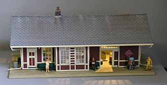 Belle Plaine Depot by Jim Osborn - Structures Category
