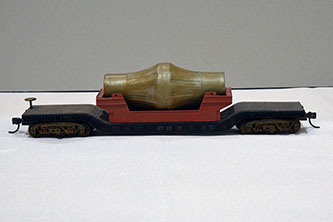 HO Flat Car CHTX Depressed Center by Dave Roeder, MCoR- Kit Built Freight Car Category